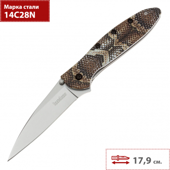 Складной нож KERSHAW LEEK SNAKE SKIN 1660SNAKE
